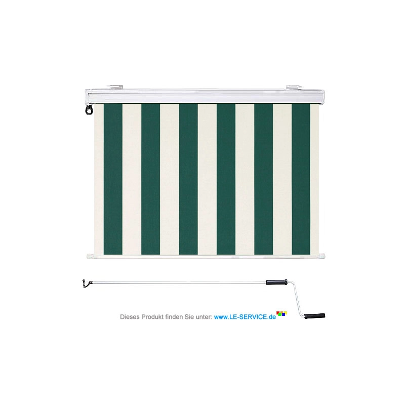 Abb.: senkrechtmarkise-8402-blanc-vert.webp