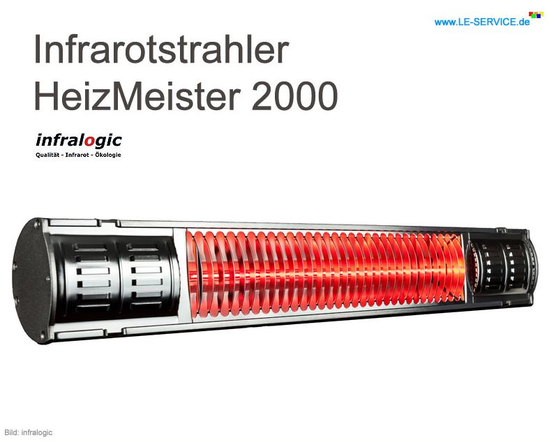 Infrarot Heizstrahler | Terrassen Infrarotheizung online