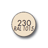 Bubendorff ID Rollladen in der Farbe Hellelfenbein 230 RAL 1015 Bubendorff Rollladen Farbe Hellelfenbein 230 RAL 1015