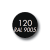 Bubendorff ID Rollladen in der Farbe Tiefschwarz 120 RAL 9005 Bubendorff Rollladen Farbe Tiefschwarz 120 RAL 9005